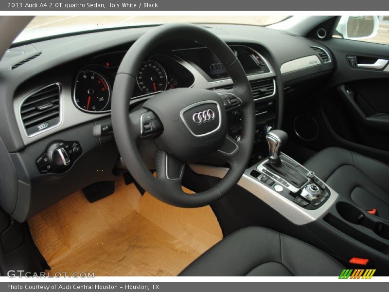 Ibis White / Black 2013 Audi A4 2.0T quattro Sedan