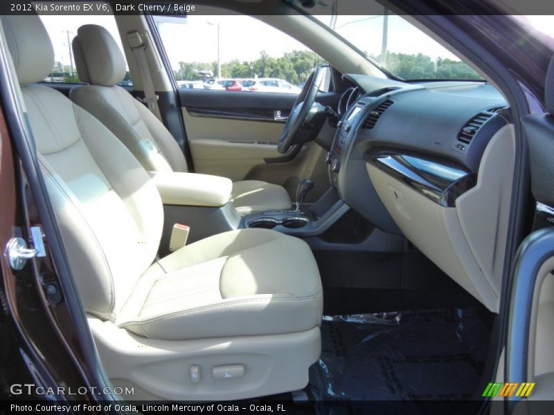 Dark Cherry / Beige 2012 Kia Sorento EX V6