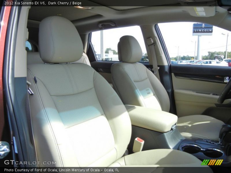 Dark Cherry / Beige 2012 Kia Sorento EX V6