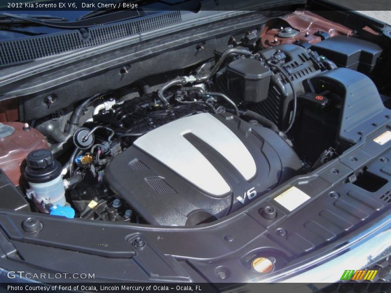 Dark Cherry / Beige 2012 Kia Sorento EX V6