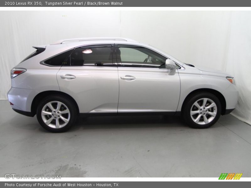 Tungsten Silver Pearl / Black/Brown Walnut 2010 Lexus RX 350