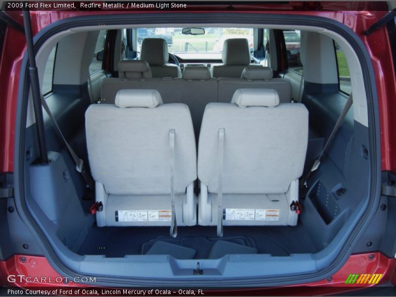 Redfire Metallic / Medium Light Stone 2009 Ford Flex Limited
