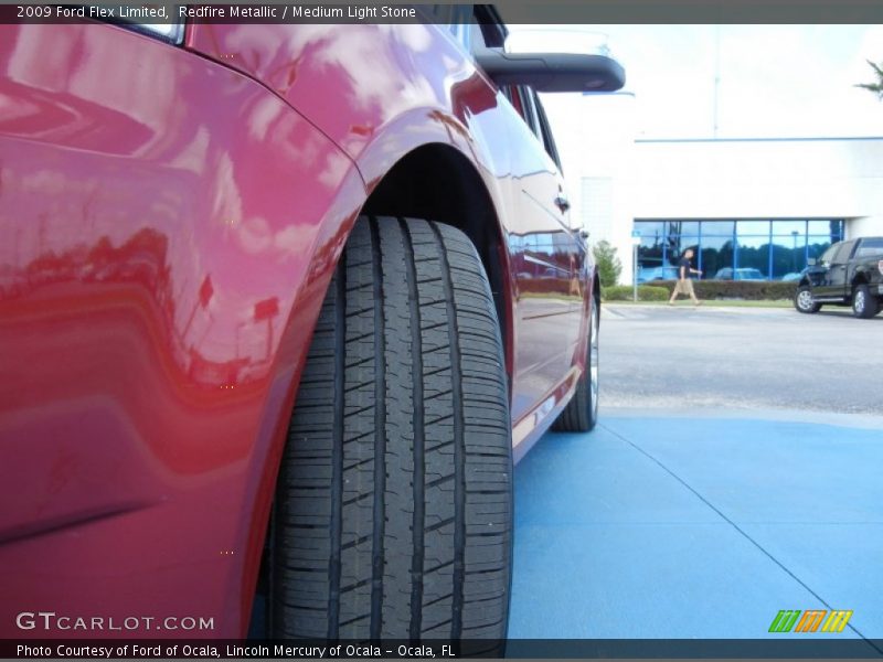 Redfire Metallic / Medium Light Stone 2009 Ford Flex Limited
