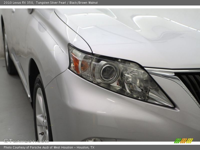 Tungsten Silver Pearl / Black/Brown Walnut 2010 Lexus RX 350