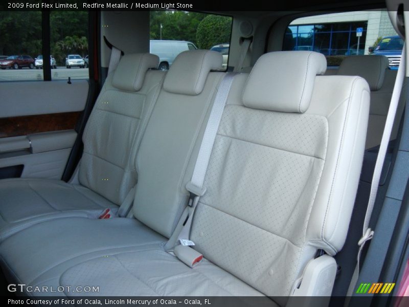 Redfire Metallic / Medium Light Stone 2009 Ford Flex Limited