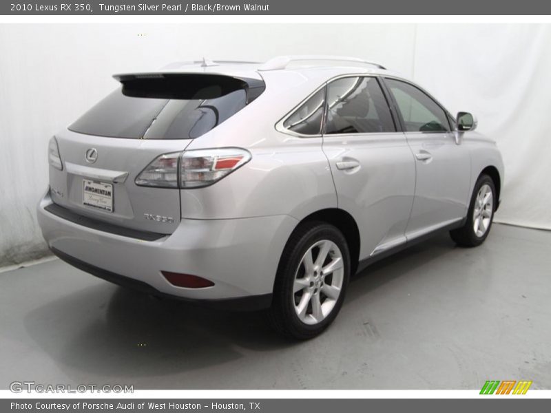 Tungsten Silver Pearl / Black/Brown Walnut 2010 Lexus RX 350