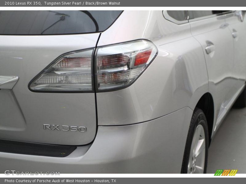Tungsten Silver Pearl / Black/Brown Walnut 2010 Lexus RX 350