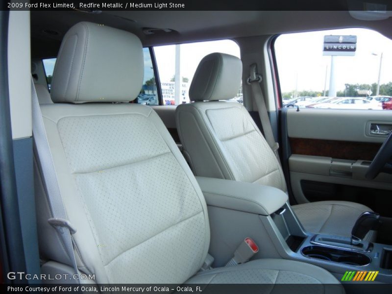 Redfire Metallic / Medium Light Stone 2009 Ford Flex Limited