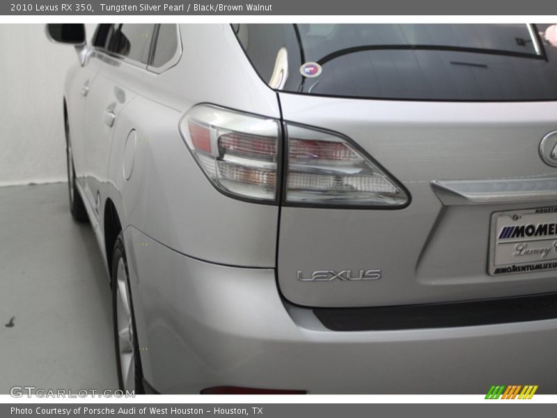 Tungsten Silver Pearl / Black/Brown Walnut 2010 Lexus RX 350