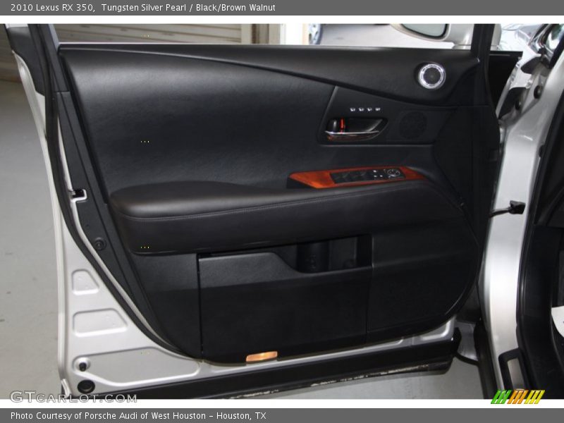 Tungsten Silver Pearl / Black/Brown Walnut 2010 Lexus RX 350