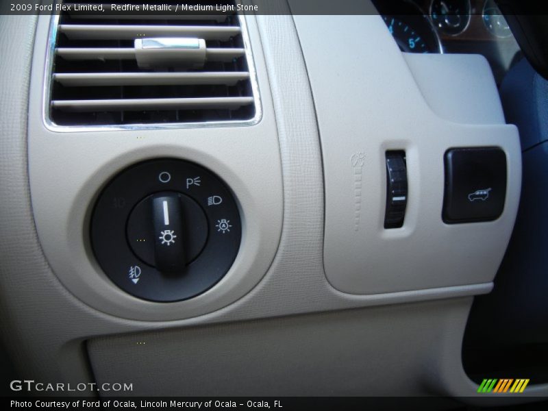 Redfire Metallic / Medium Light Stone 2009 Ford Flex Limited