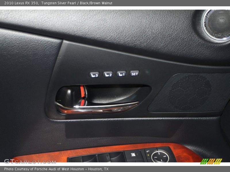 Tungsten Silver Pearl / Black/Brown Walnut 2010 Lexus RX 350