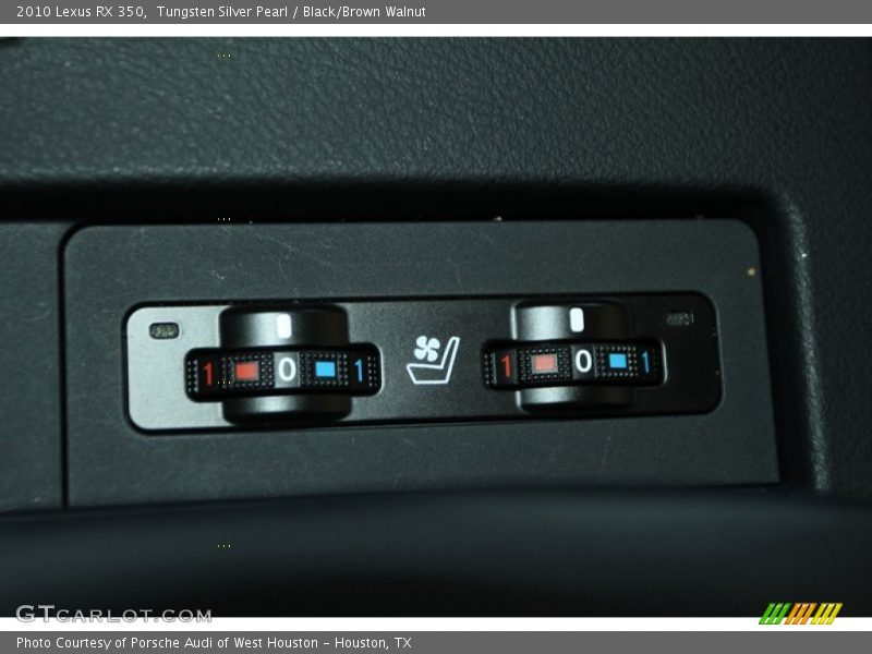 Tungsten Silver Pearl / Black/Brown Walnut 2010 Lexus RX 350