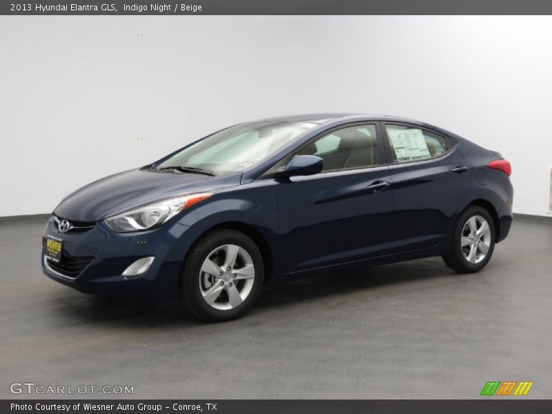 Indigo Night / Beige 2013 Hyundai Elantra GLS