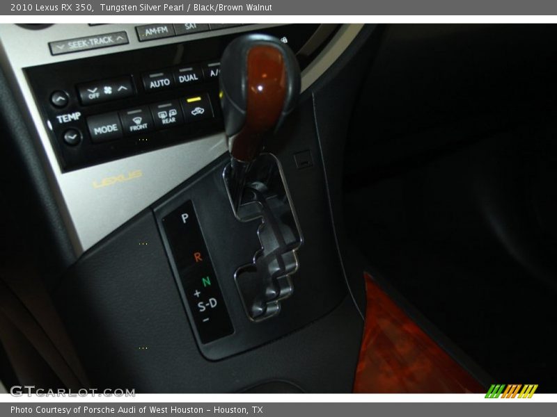 Tungsten Silver Pearl / Black/Brown Walnut 2010 Lexus RX 350