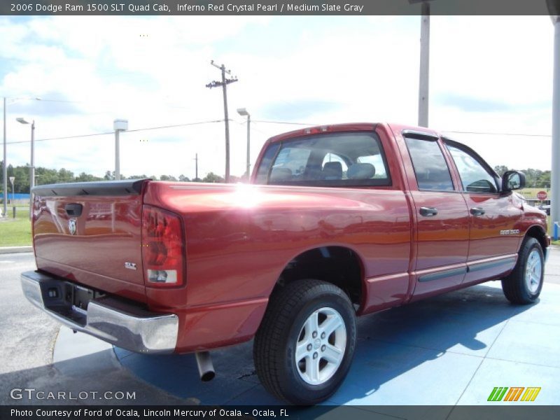 Inferno Red Crystal Pearl / Medium Slate Gray 2006 Dodge Ram 1500 SLT Quad Cab
