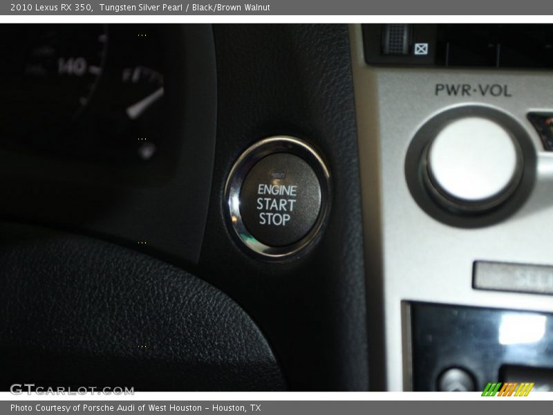 Tungsten Silver Pearl / Black/Brown Walnut 2010 Lexus RX 350