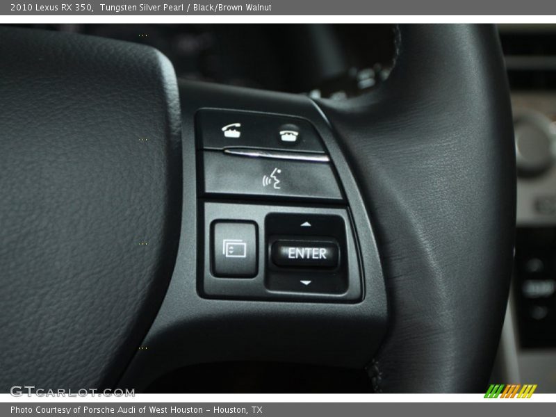Tungsten Silver Pearl / Black/Brown Walnut 2010 Lexus RX 350