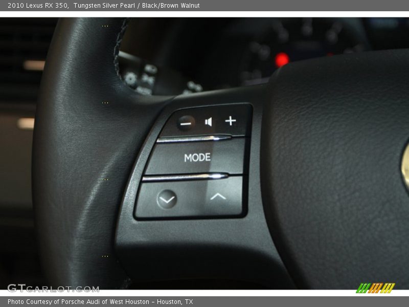 Tungsten Silver Pearl / Black/Brown Walnut 2010 Lexus RX 350