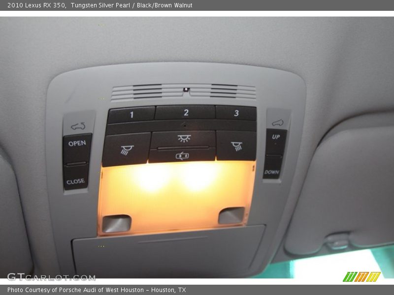 Tungsten Silver Pearl / Black/Brown Walnut 2010 Lexus RX 350