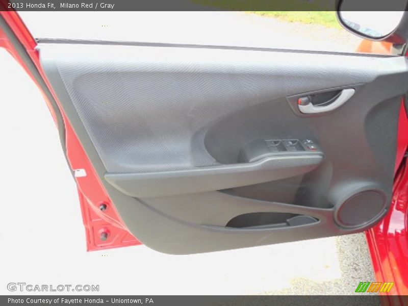 Milano Red / Gray 2013 Honda Fit