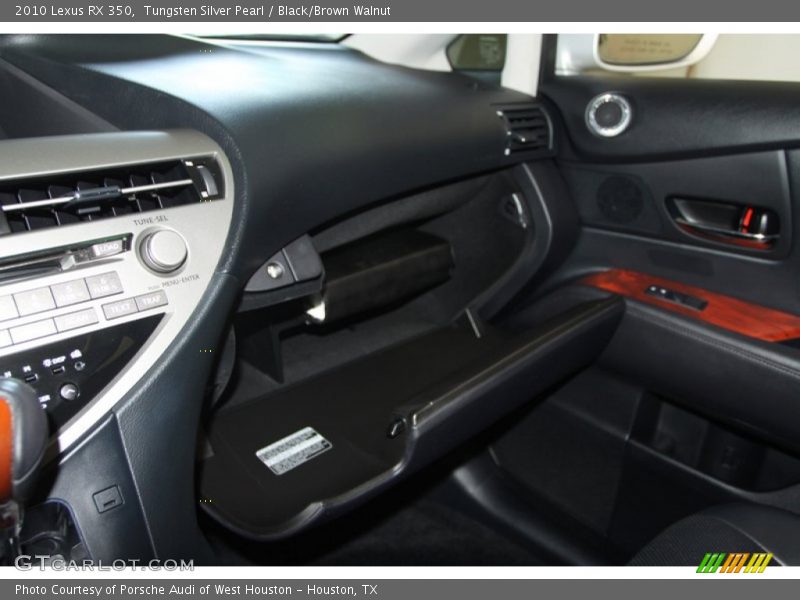 Tungsten Silver Pearl / Black/Brown Walnut 2010 Lexus RX 350