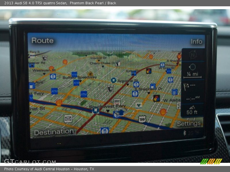 Navigation of 2013 S8 4.0 TFSI quattro Sedan