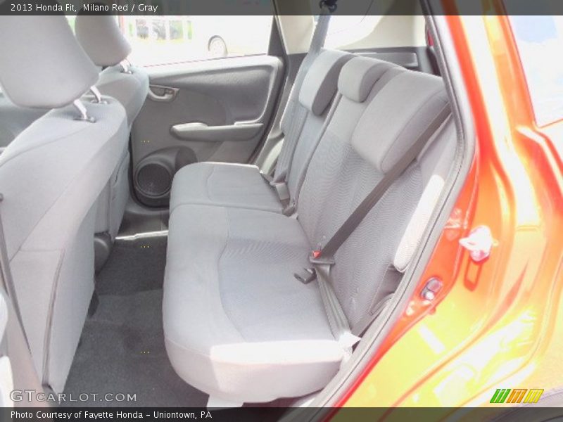 Milano Red / Gray 2013 Honda Fit