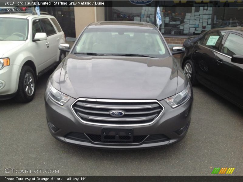 Sterling Gray Metallic / Dune 2013 Ford Taurus Limited