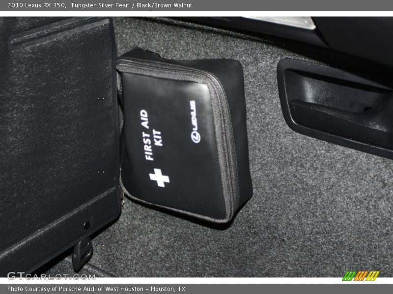 Tungsten Silver Pearl / Black/Brown Walnut 2010 Lexus RX 350