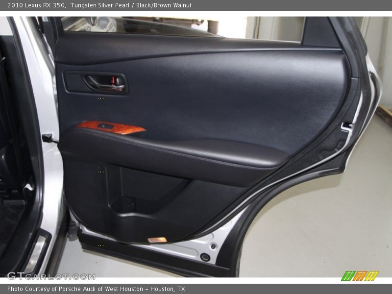 Tungsten Silver Pearl / Black/Brown Walnut 2010 Lexus RX 350