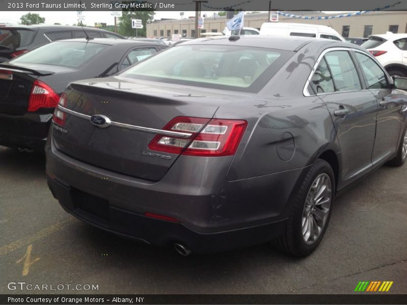 Sterling Gray Metallic / Dune 2013 Ford Taurus Limited