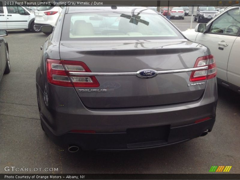 Sterling Gray Metallic / Dune 2013 Ford Taurus Limited