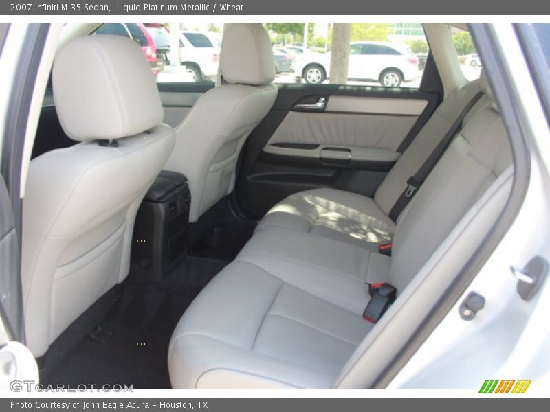 Liquid Platinum Metallic / Wheat 2007 Infiniti M 35 Sedan