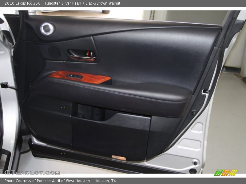 Tungsten Silver Pearl / Black/Brown Walnut 2010 Lexus RX 350