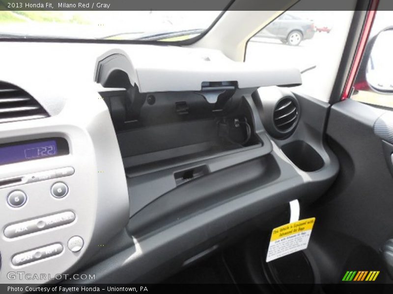 Milano Red / Gray 2013 Honda Fit