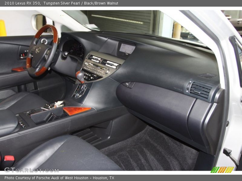 Tungsten Silver Pearl / Black/Brown Walnut 2010 Lexus RX 350
