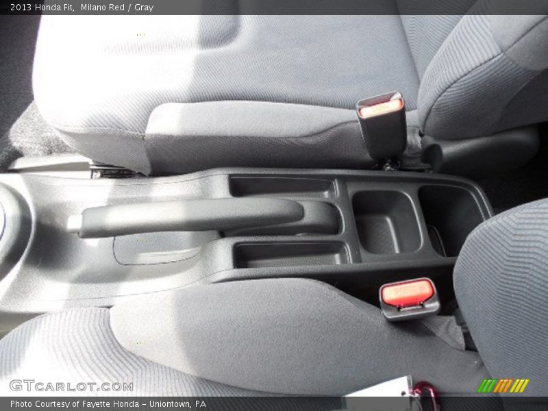 Milano Red / Gray 2013 Honda Fit