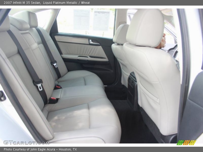 Liquid Platinum Metallic / Wheat 2007 Infiniti M 35 Sedan
