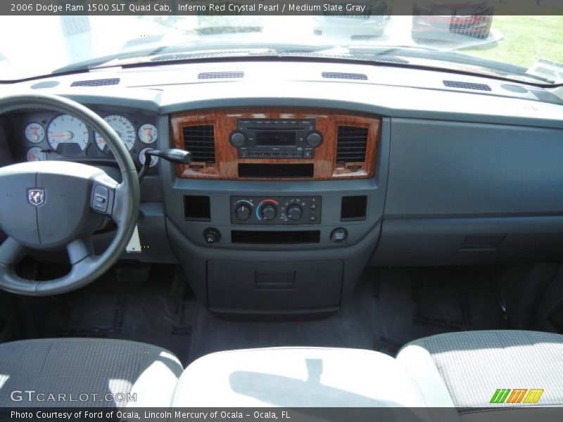 Inferno Red Crystal Pearl / Medium Slate Gray 2006 Dodge Ram 1500 SLT Quad Cab