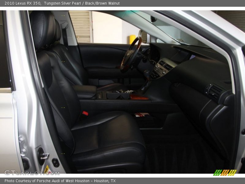 Tungsten Silver Pearl / Black/Brown Walnut 2010 Lexus RX 350