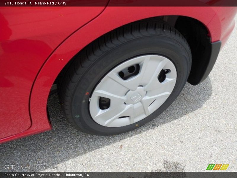 Milano Red / Gray 2013 Honda Fit