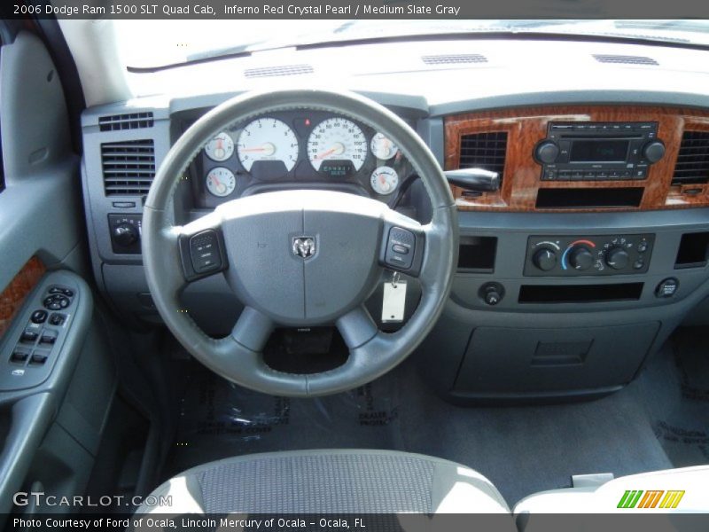 Inferno Red Crystal Pearl / Medium Slate Gray 2006 Dodge Ram 1500 SLT Quad Cab