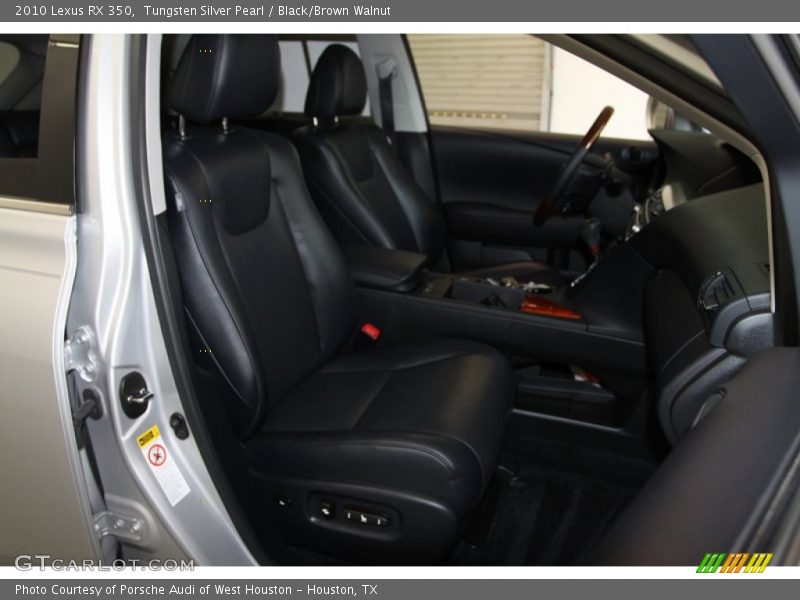 Tungsten Silver Pearl / Black/Brown Walnut 2010 Lexus RX 350