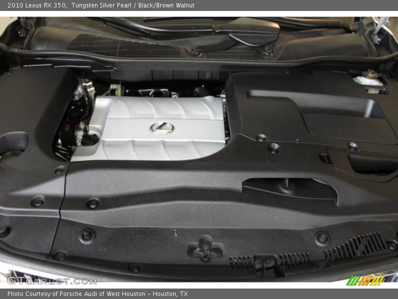 Tungsten Silver Pearl / Black/Brown Walnut 2010 Lexus RX 350