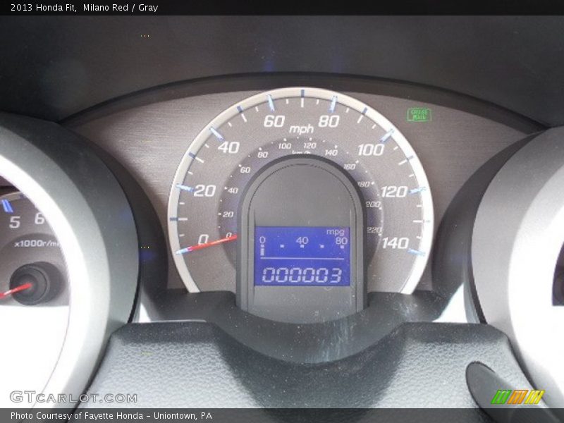 Milano Red / Gray 2013 Honda Fit