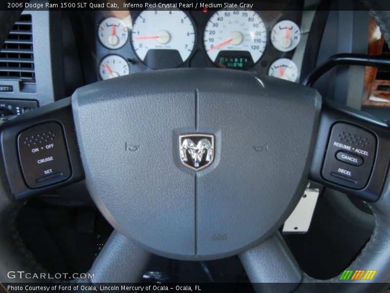 Inferno Red Crystal Pearl / Medium Slate Gray 2006 Dodge Ram 1500 SLT Quad Cab