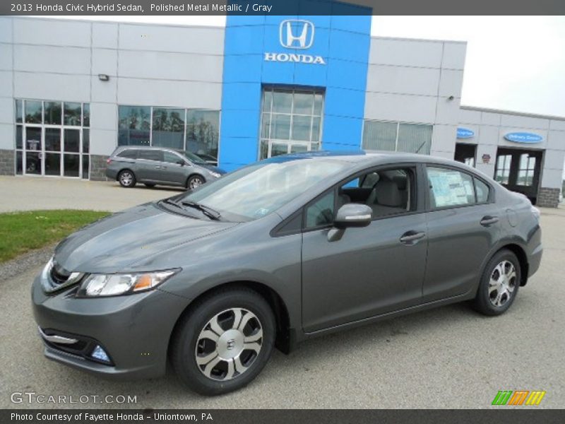 Front 3/4 View of 2013 Civic Hybrid Sedan