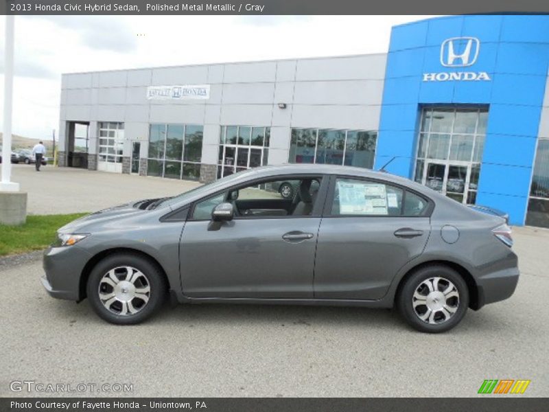 Polished Metal Metallic / Gray 2013 Honda Civic Hybrid Sedan