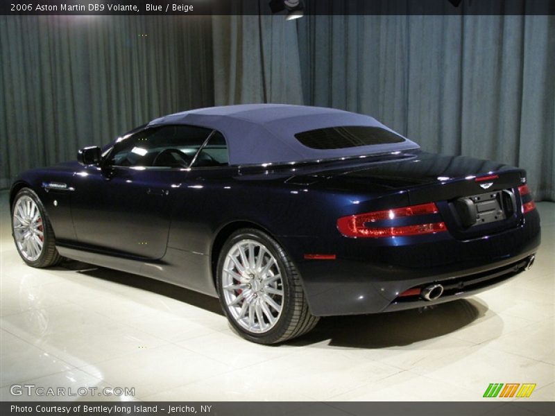 Blue / Beige 2006 Aston Martin DB9 Volante